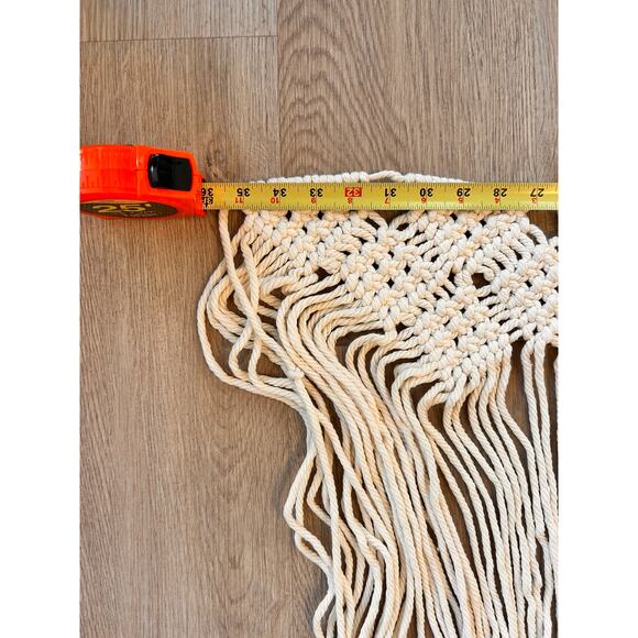 Large Macrame Wall Hanging Decor Boho Retro - Picture 3 of 4